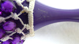 Small Yellow Purple Green Mix Orange Nigeria Shekere A Traditional African Percussion Instrument