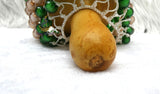 Yellow with Pink Nigeria Shekere A Traditional African Percussion Instrument
