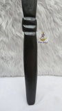 Black Elephant Walking Stick, Carved Ceremonial Cane | African-Inspired Staff Wedding Groom Staff |Ceremonial Walking Cane