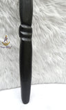 Black Elephant Walking Stick, Carved Ceremonial Cane | African-Inspired Staff Wedding Groom Staff |Ceremonial Walking Cane