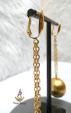Elongated Italian Gold Plated Earring Jewellery - Stunning Earrings for Special Occasion