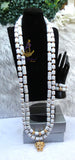 White Brazilian Coral Men Lion Head African Groom Bead necklace bracelet set gold-plated jewellery - weddings, traditional ceremonies