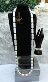 White Brazilian Coral Men Lion Head African Groom Bead necklace bracelet set gold-plated jewellery - weddings, traditional ceremonies