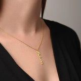Personalised Gold Necklace for Women Great as Gift ShineOn Fulfillment