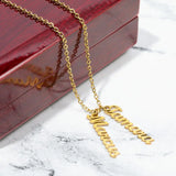 Personalised Gold Necklace for Women Great as Gift