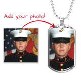 Photo Necklace For Men Great as Gift ShineOn Fulfillment