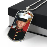 Photo Necklace For Men Great as  Gift