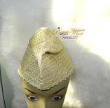 Orange Gold Purple Gold Men Aso Oke Groom Fila Cap Hat UK Dispatch