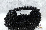 PrestigeApplause Black Handmade Beaded Handbag | Crystal Evening Clutch | Statement Purse | Wedding & Party Purse