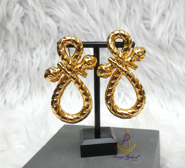 PrestigeApplause Dubai Gold Plated Earrings Party Celebrant Earring Jewellery Great as Gift for Her Earrings