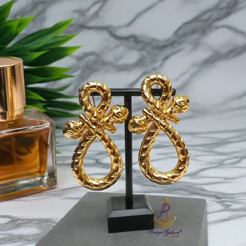 PrestigeApplause Dubai Gold Plated Earrings Party Celebrant Earring Jewellery Great as Gift for Her Earrings