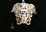 PrestigeApplause Italian Gold Plated Medusa-Inspired Statement Pendant  – Luxury Greek Mythology Jewellery PrestigeApplause Jewels