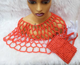 PrestigeApplause Nigerian Edo Igbo Delta Ibo Coral Beaded Bridal Top Blouse For Traditional Wedding Accessories PrestigeApplause Jewels