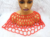 PrestigeApplause Nigerian Edo Igbo Delta Ibo Coral Beaded Bridal Top Blouse For Traditional Wedding Accessories PrestigeApplause Jewels