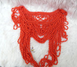 PrestigeApplause Nigerian Edo Igbo Delta Ibo Coral Beaded Bridal Top Blouse For Traditional Wedding Accessories PrestigeApplause Jewels