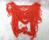 PrestigeApplause Nigerian Edo Igbo Delta Ibo Coral Beaded Bridal Top Blouse For Traditional Wedding Accessories PrestigeApplause Jewels