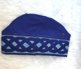 PrestigeApplause Royal Blue New Design African Men Aso Oke Yoruba Fila Cap Party with Embroidery Groom Men Nigerian Hat PrestigeApplause Jewels