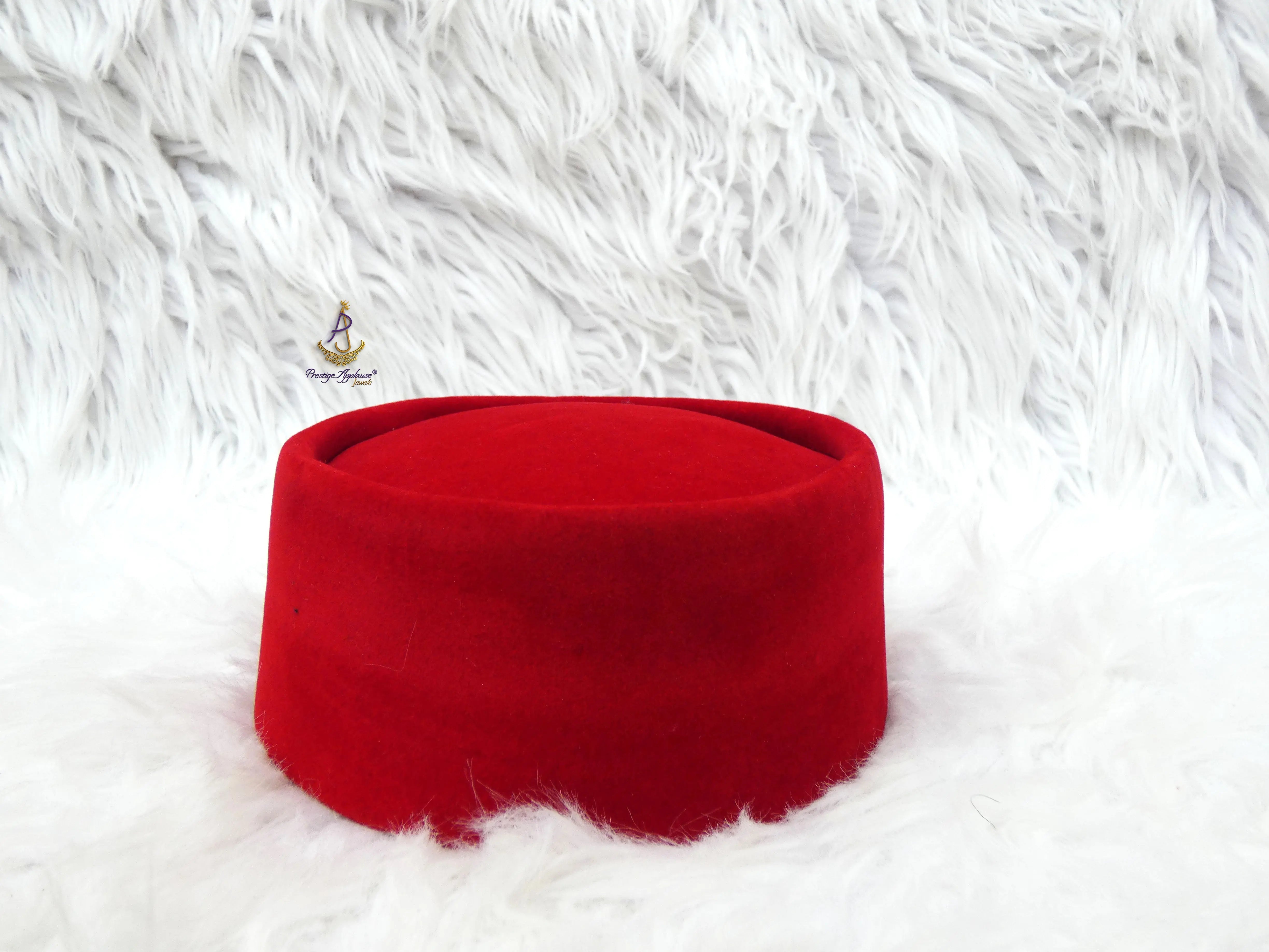 Red Cap Men Igbo Edo Delta for the Royals Igbo Traditional cap for ...