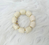 Off White Women's Men Bracelet Groom Celebrant Jewellery For Traditional Ceremonies PrestigeApplause Jewels