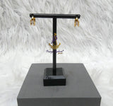 Small Earrings Gold Plated  – Unisex Jewelry for Toddlers, Girls, Boys & Children Great as Gift PrestigeApplause Jewels