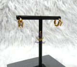 Small Earrings Gold Plated  – Unisex Jewelry for Toddlers, Girls, Boys & Children Great as Gift PrestigeApplause Jewels