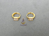 Small Earrings Gold Plated  – Unisex Jewelry for Toddlers, Girls, Boys & Children Great as Gift PrestigeApplause Jewels