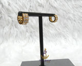 Small Earrings Gold Plated  – Unisex Jewelry for Toddlers, Girls, Boys & Children Great as Gift PrestigeApplause Jewels