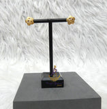 Small Earrings Gold Plated  – Unisex Jewelry for Toddlers, Girls, Boys & Children Great as Gift PrestigeApplause Jewels