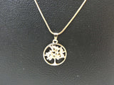 Small Tree of Life Gold Necklace  Popular Jewellery Set UK despatch Great as Gift