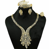 Beautiful Gold Plated Jewellery Set Free UK Shipping