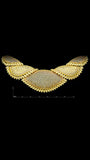 Elegant Latest Design Gold Silver Mixed 4 pcs Necklace Celebrant Bridal Jewellery Set - PrestigeApplause Jewels 