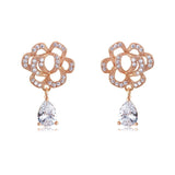 Rose Gold Gold Cocktail Party Earring Jewellery Great as gift - PrestigeApplause Jewels 
