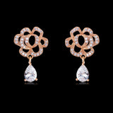 Rose Gold Gold Cocktail Party Earring Jewellery Great as gift - PrestigeApplause Jewels 