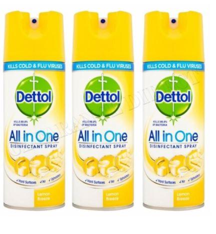 Dettol All In One Disinfectant Spray Free Tissue