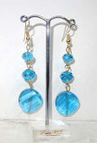 Latest Trend Ocean Blue Fashion Beads Wirework Jewellery Set