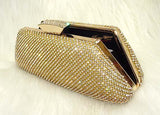 Beautiful Classy Gold Silver Black Clutch Party Clutch Evening Party Cocktail Wedding Bridal Purse