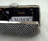 Beautiful Black Clutch Party Clutch Evening Party Cocktail Purse for women