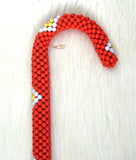Men Women Groom Bridal Coral Beaded Authority Staff Nigerian African Royal Style Staff