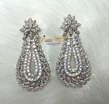 American Diamond Gold Silver Beautiful Cubic Zirconia Earring Jewellery - PrestigeApplause Jewels 