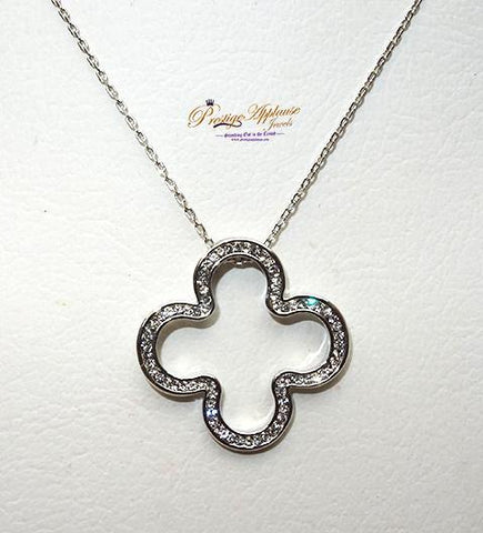 Beautiful Crystal Gold Silver Necklace Stud Earring Popular Jewellery Set - PrestigeApplause Jewels 