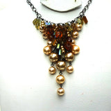 Gold Pearl Necklace Casual Party Jewellery