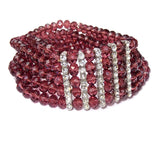 Multi layers Purple Beads Bracelet Jewellery