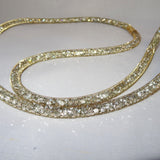 Elegant Long Versatile Styling Swarovski Element Crystal Choker Necklace Jewellery