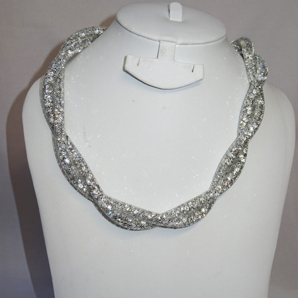 Elegant Long Versatile Styling Swarovski Element Crystal Choker Necklace Jewellery
