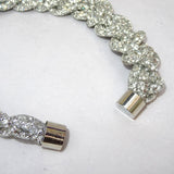 Elegant Braided Swarovski Element Crystal Choker Necklace Jewellery