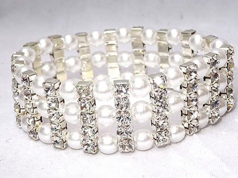 White Silver Bracelet Jewellery