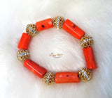 PrestigeApplause Women Original Tradition Coral Bead Just Bracelet Jewellery - PrestigeApplause Jewels 