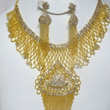 Bollywood Elaborate Bling Party Jewellery Necklace Bridal Wedding Costume Set