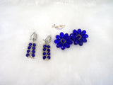 PrestigeApplause Blue Gold Beautiful Mixed Colour Latest Design Bead Wedding Party Jewellery Set - PrestigeApplause Jewels 
