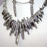Quality New Design Crystal Silver Plated Rhinestone Bridal Wedding Party Jewellery Set